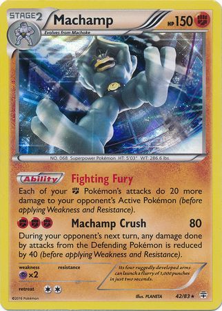 Machamp - 42/83 - Holo Rare available at 401 Games Canada