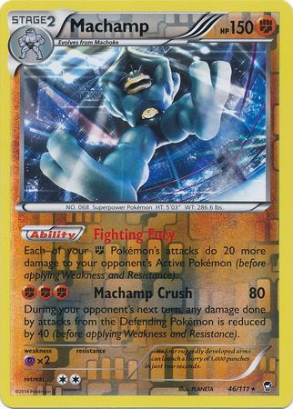 Machamp - 46/111 - Holo Rare - Reverse Holo available at 401 Games Canada