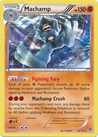 Machamp - 46/111 - Rare - Theme Deck Exclusive available at 401 Games Canada