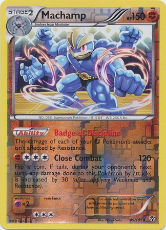 Machamp - 49/101 - Holo Rare - Reverse Holo available at 401 Games Canada