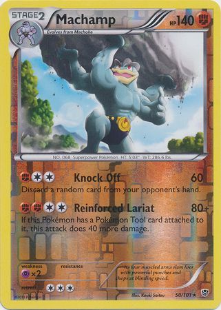 Machamp - 50/101 - Rare - Reverse Holo available at 401 Games Canada