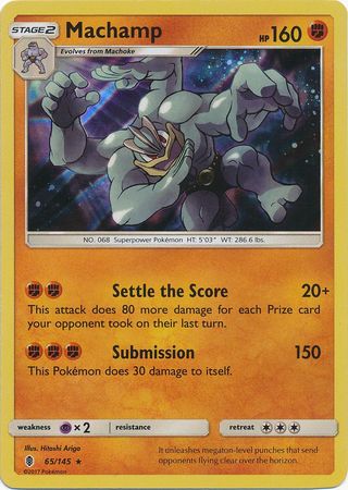 Machamp - 65/145 - Holo Rare available at 401 Games Canada