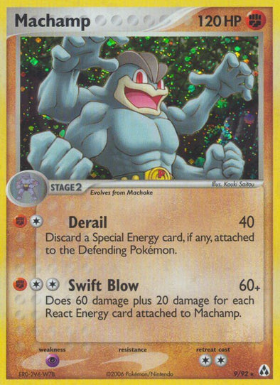 Machamp - 9/92 - Holo Rare available at 401 Games Canada