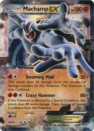 Machamp EX - 37/98 - Ultra Rare available at 401 Games Canada