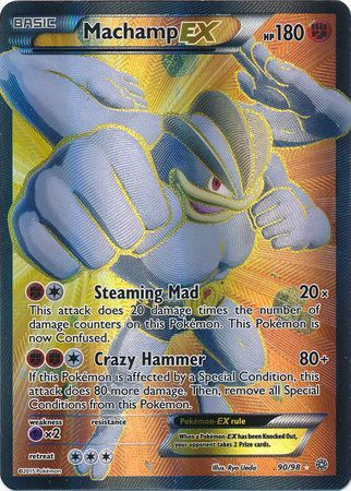 Machamp EX - 90/98 - Full Art Ultra Rare available at 401 Games Canada