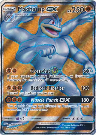 Machamp GX - 135/147 - Full Art Ultra Rare available at 401 Games Canada