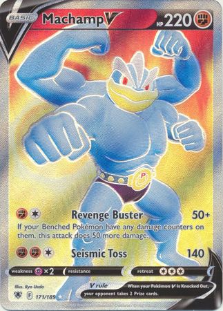 Machamp V - 171/189 - Full Art Ultra Rare available at 401 Games Canada