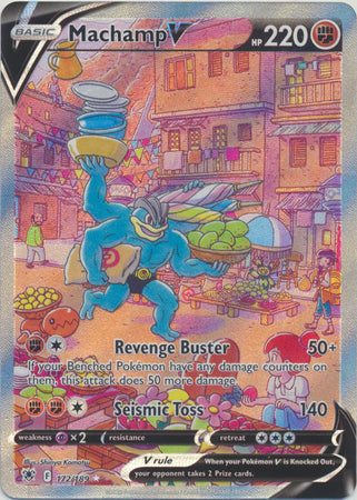 Machamp V - 172/189 - Alternate Art Ultra Rare available at 401 Games Canada