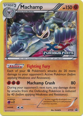 Machamp - XY13 - Pre-Release Promo available at 401 Games Canada