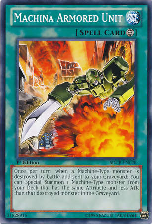 Machina Armored Unit - SDCR-EN028 - Common - 1st Edition available at 401 Games Canada