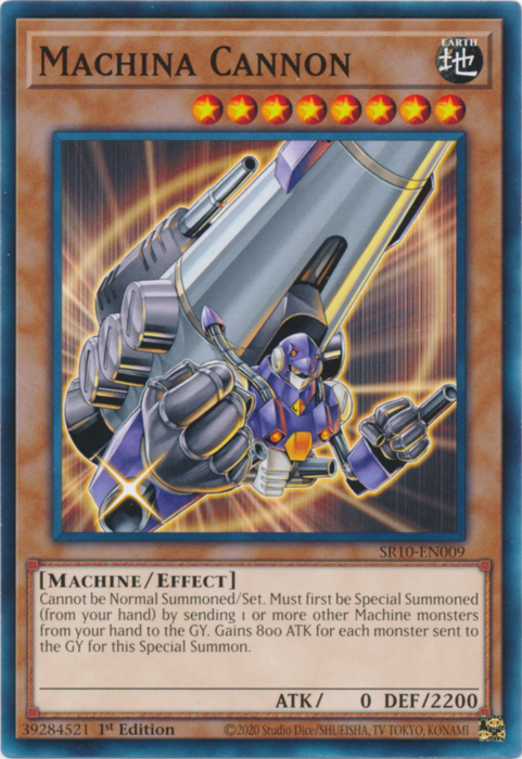 Machina Cannon - SR10-EN009 - Common - 1st Edition available at 401 Games Canada