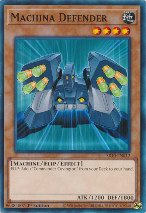 Machina Defender - SR10-EN012 - Common - 1st Edition available at 401 Games Canada