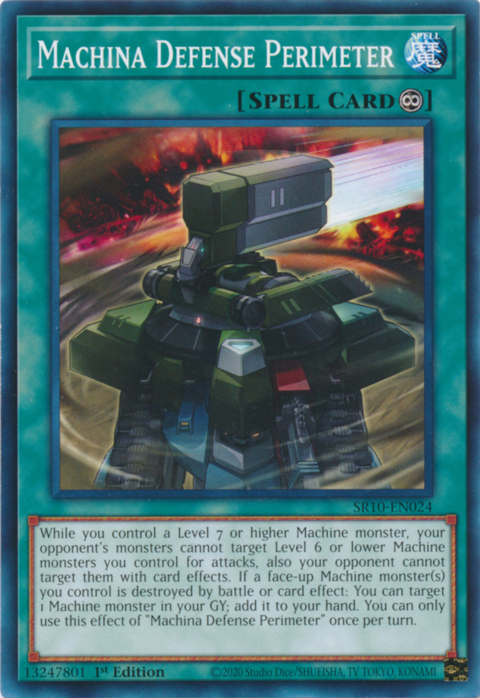 Machina Defense Perimeter - SR10-EN024 - Common - 1st Edition available at 401 Games Canada