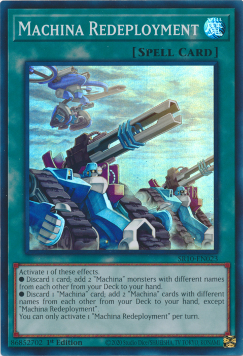 Machina Redeployment - SR10-EN023 - Super Rare - 1st Edition available at 401 Games Canada
