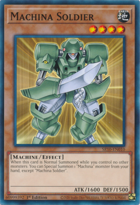 Machina Soldier - SR10-EN010 - Common - 1st Edition available at 401 Games Canada