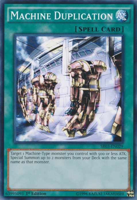 Machine Duplication - SR03-EN029 - Common - 1st Edition available at 401 Games Canada