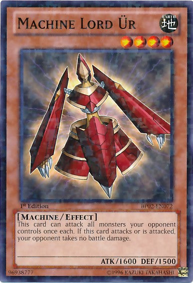Machine Lord r - BP02-EN072 - Mosaic Rare - 1st Edition available at 401 Games Canada