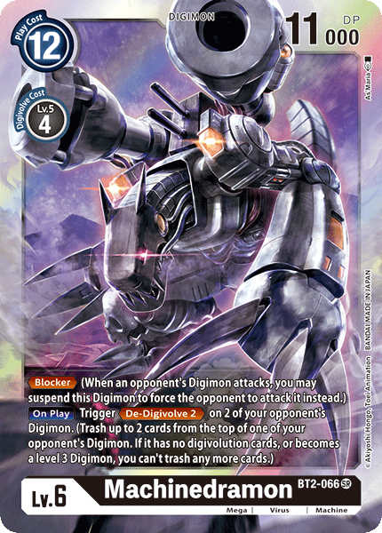 Machinedramon - BT2-066 - Super Rare available at 401 Games Canada