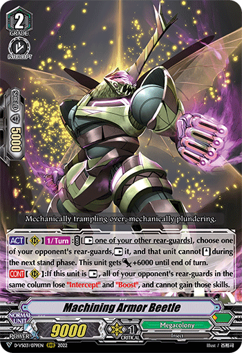 Machining Armor Beetle - D-VS03/079 - Triple Rare available at 401 Games Canada