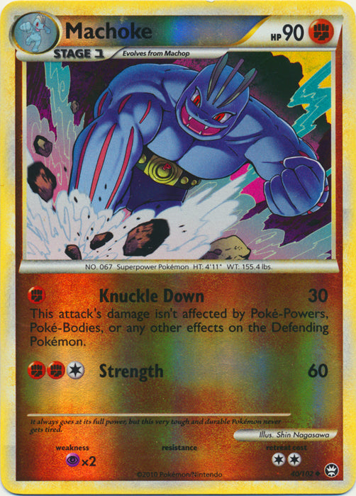 Machoke - 40/102 - Uncommon - Reverse Holo available at 401 Games Canada