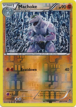Machoke - 45/111 - Uncommon - Reverse Holo available at 401 Games Canada
