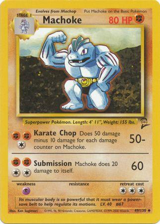 Machoke - 49/130 - Uncommon available at 401 Games Canada