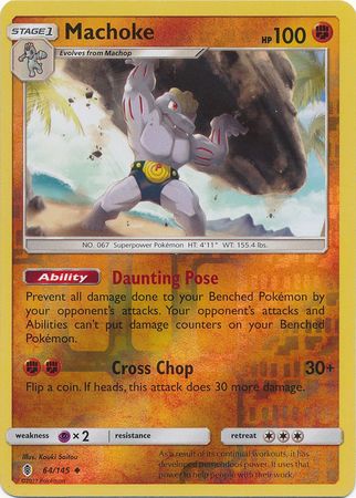 Machoke - 64/145 - Uncommon - Reverse Holo available at 401 Games Canada