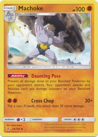 Machoke - 64/145 - Uncommon available at 401 Games Canada