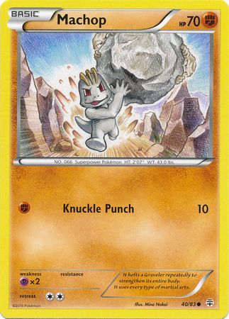 Machop - 40/83 - Common available at 401 Games Canada