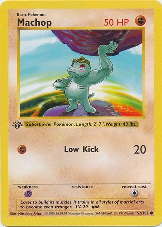 Machop - 52/102 - Common - 1st Edition available at 401 Games Canada