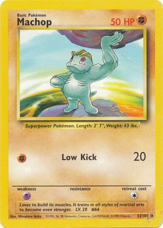 Machop - 52/102 - Common - Unlimited available at 401 Games Canada