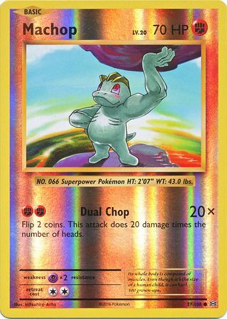 Machop - 57/108 - Common - Reverse Holo available at 401 Games Canada