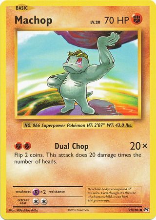 Machop - 57/108 - Common available at 401 Games Canada
