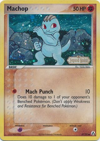 Machop - 57/92 - Common - Reverse Holo available at 401 Games Canada