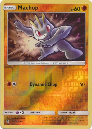 Machop - 63/145 - Common - Reverse Holo available at 401 Games Canada