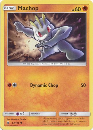 Machop - 63/145 - Common available at 401 Games Canada