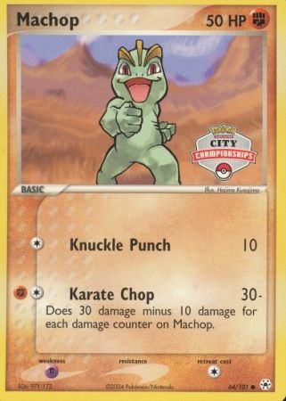 Machop - 64/101 - Promo (City Championships) available at 401 Games Canada