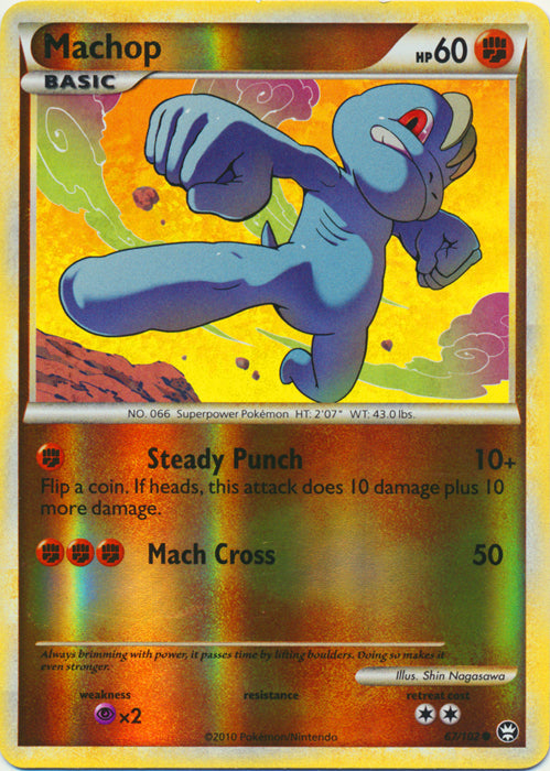 Machop - 67/102 - Common - Reverse Holo available at 401 Games Canada