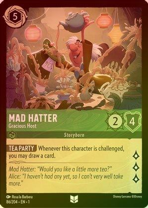 Mad Hatter (Gracious Host) - 86/204 - Uncommon (Foil) available at 401 Games Canada
