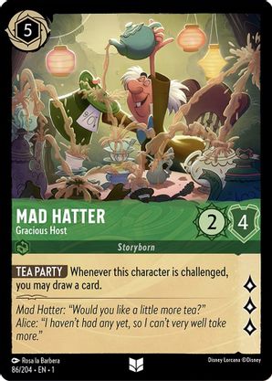 Mad Hatter (Gracious Host) - 86/204 - Uncommon available at 401 Games Canada