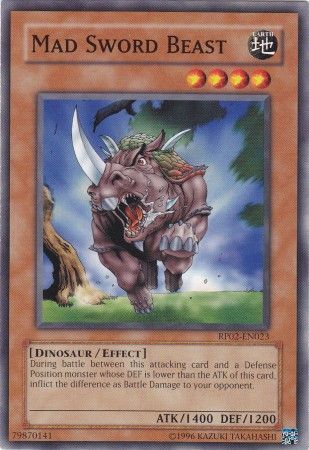 Mad Sword Beast - RP02-EN023 - Common available at 401 Games Canada