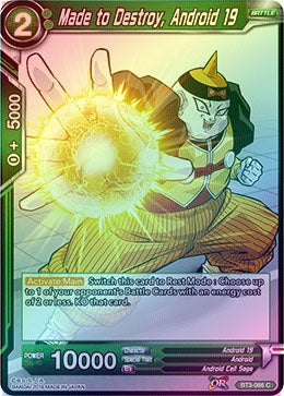 Made to Destroy, Android 19 - BT3-066 - Common (Foil) available at 401 Games Canada