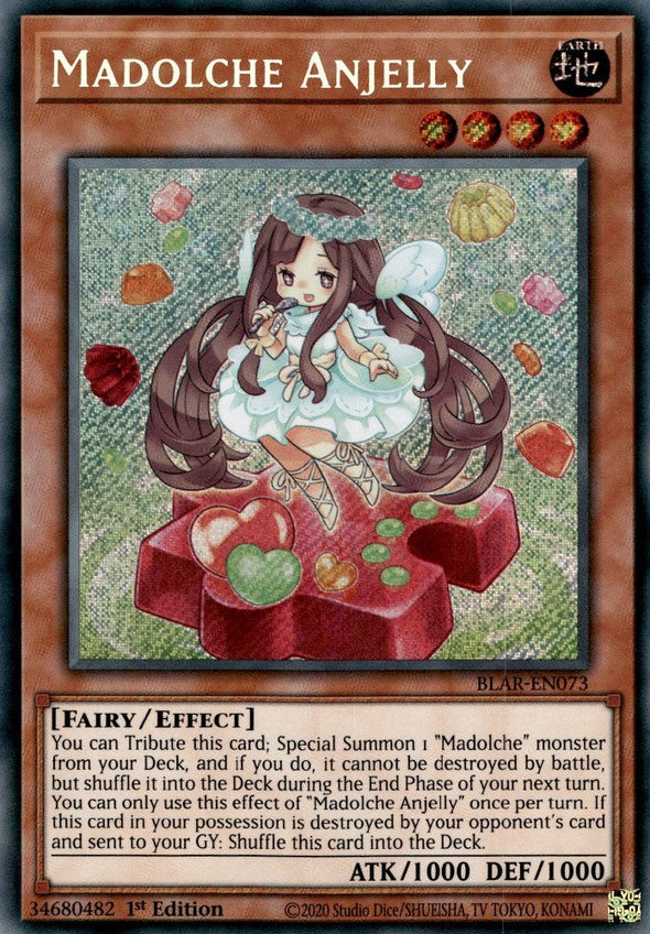 Madolche Anjelly - BLAR-EN073 - Secret Rare - 1st Edition available at 401 Games Canada