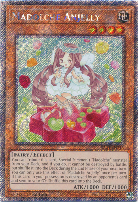 Madolche Anjelly (Platinum Secret Rare) - RA04-EN215 - Platinum Secret Rare - 1st Edition