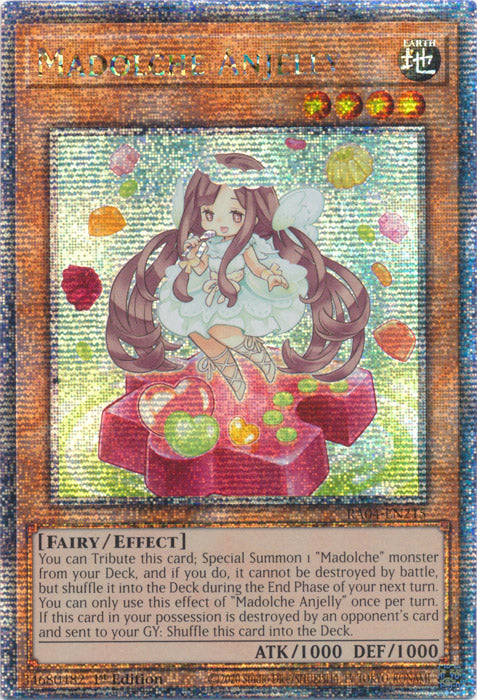 Madolche Anjelly - RA04-EN215 - Quarter Century Secret Rare - 1st Edition