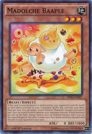 Madolche Baaple (Shatterfoil) - BP03-EN097 - Shatterfoil Rare - 1st Edition available at 401 Games Canada