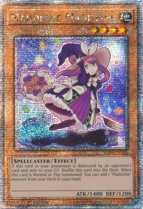 Madolche Magileine - RA04-EN185 - Quarter Century Secret Rare - 1st Edition