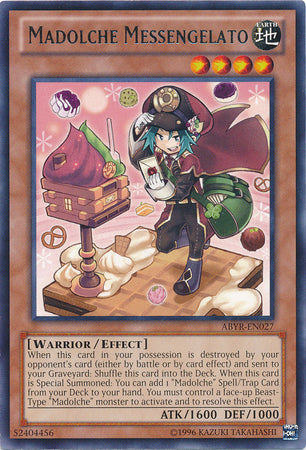 Madolche Messengelato - ABYR-EN027 - Rare - Unlimited available at 401 Games Canada