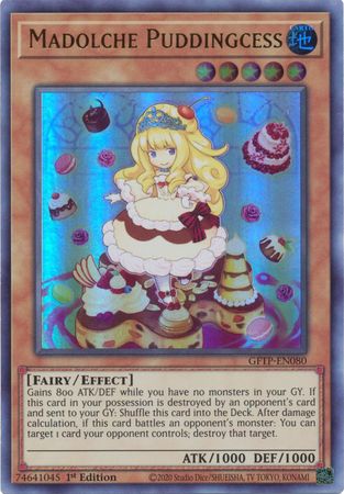 Madolche Puddingcess - GFTP-EN080 - Ultra Rare - 1st Edition available at 401 Games Canada