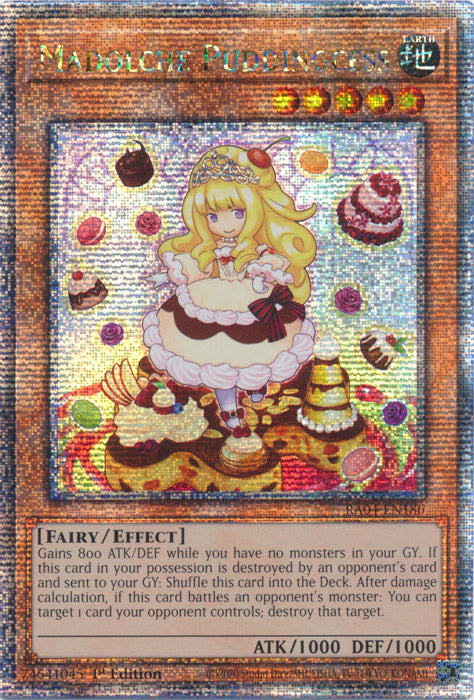 Madolche Puddingcess - RA04-EN186 - Quarter Century Secret Rare - 1st Edition